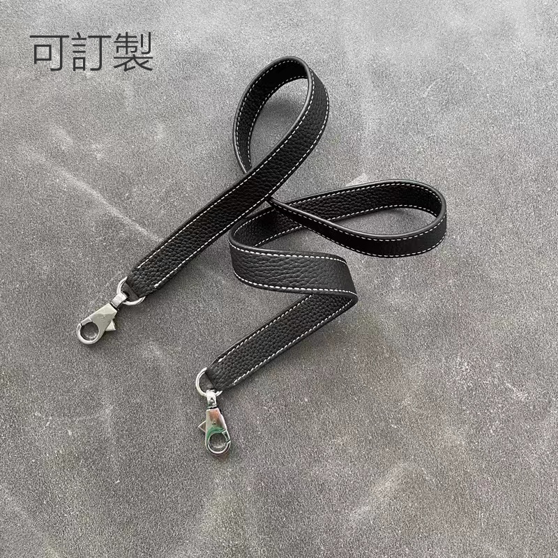 訂製凱莉真皮包帶配件頭層牛皮單買細肩帶單肩包大象灰斜跨包帶