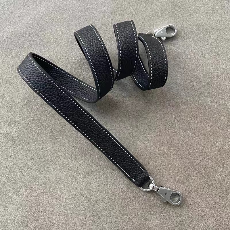 訂製凱莉真皮包帶配件頭層牛皮單買細肩帶單肩包大象灰斜跨包帶