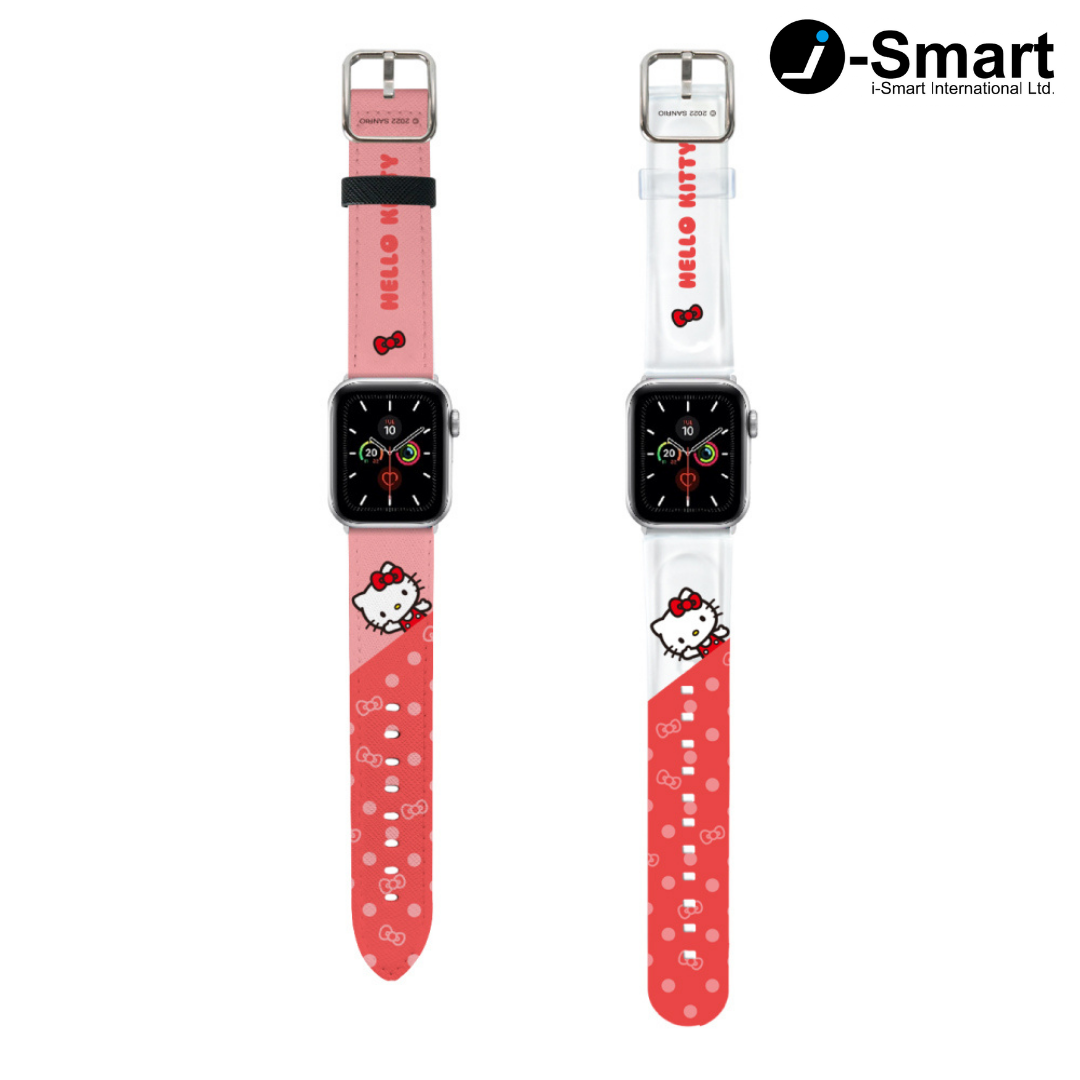 SANRIO-Apple Watch錶帶-波點系列-HELLO KITTY