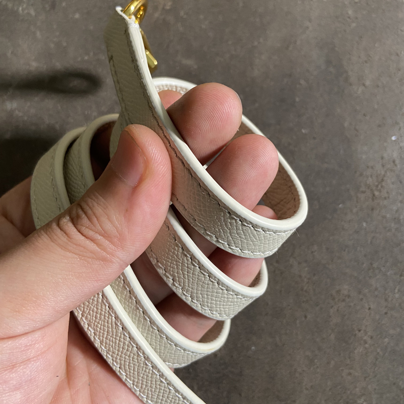 訂製真皮包包帶子頭層牛皮kelly單肩斜跨細肩帶epsom皮diy帶子