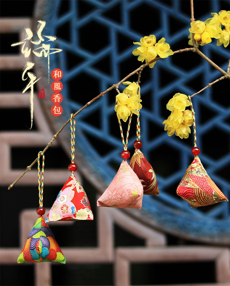 端午節香包純艾葉和風香包香囊 M16228