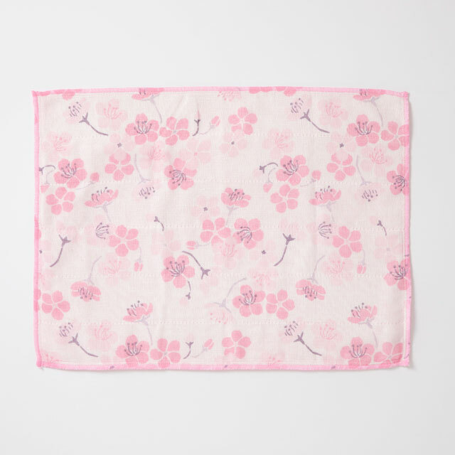 中川政七-蚊帳織方巾 季節花色 櫻