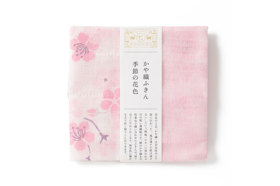 中川政七-蚊帳織方巾 季節花色 櫻