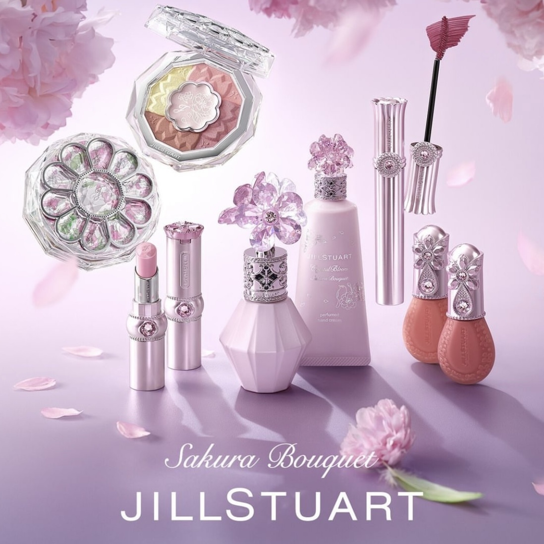 [限定] JILL STUART Crystal Bloom Sakura Bouquet 2023 春季八重櫻花系列