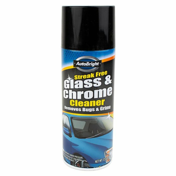 AUTOBRIGHT GLASS & CHROME CLEANER SAFE CAN