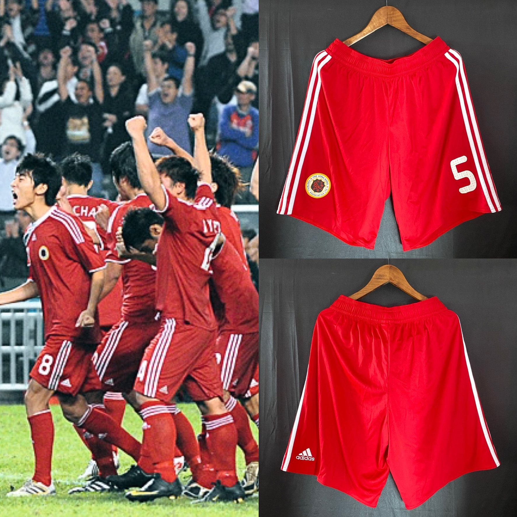 Hong Kong 2009 Adidas match worn shirt