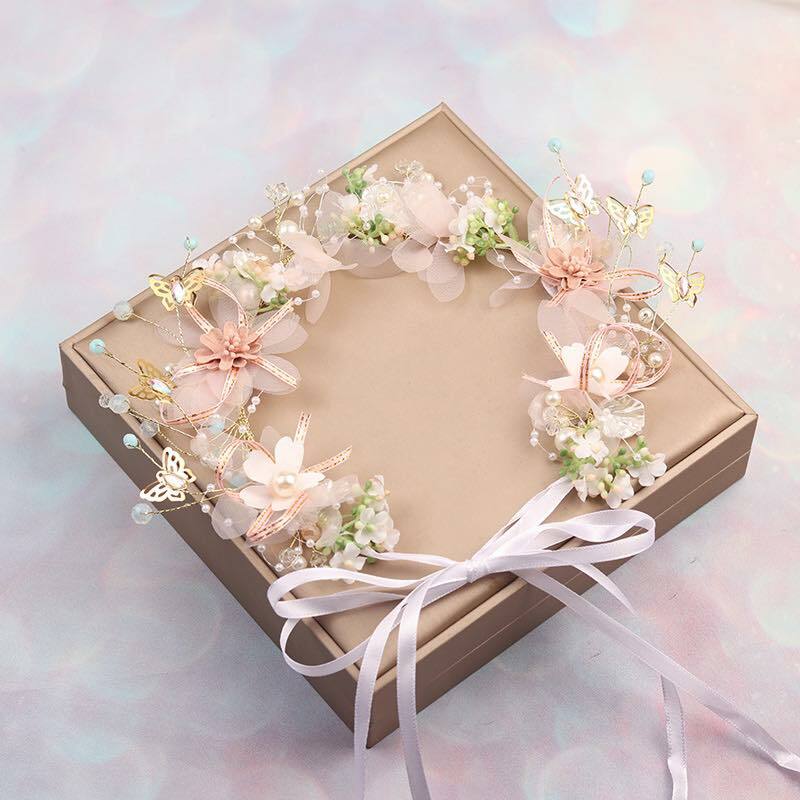 A141PK_SS23 🌸粉色春日花花頭飾髮帶(pre-order)