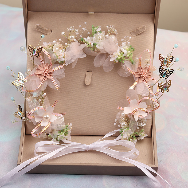 A141PK_SS23 🌸粉色春日花花頭飾髮帶(pre-order)