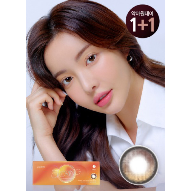 「1+1｣ LENSME Qloring #Black 1-day /30p