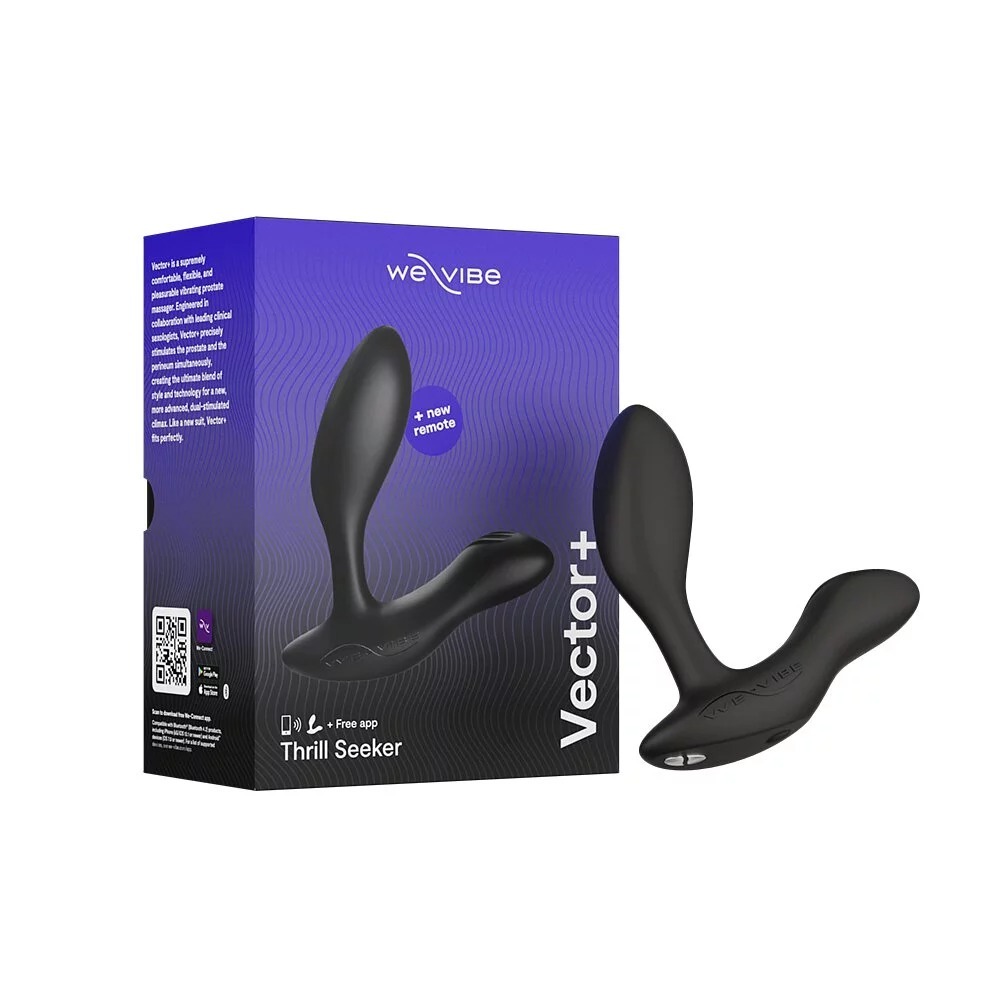 加拿大 We-Vibe Vector + APP遠端遙控 前列腺震動器 灰黑