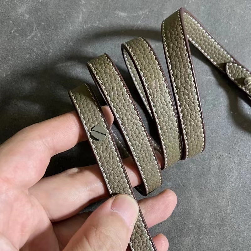 訂製kelly凱莉-伊芙琳-constance替換包帶大象灰togo荔枝紋牛皮