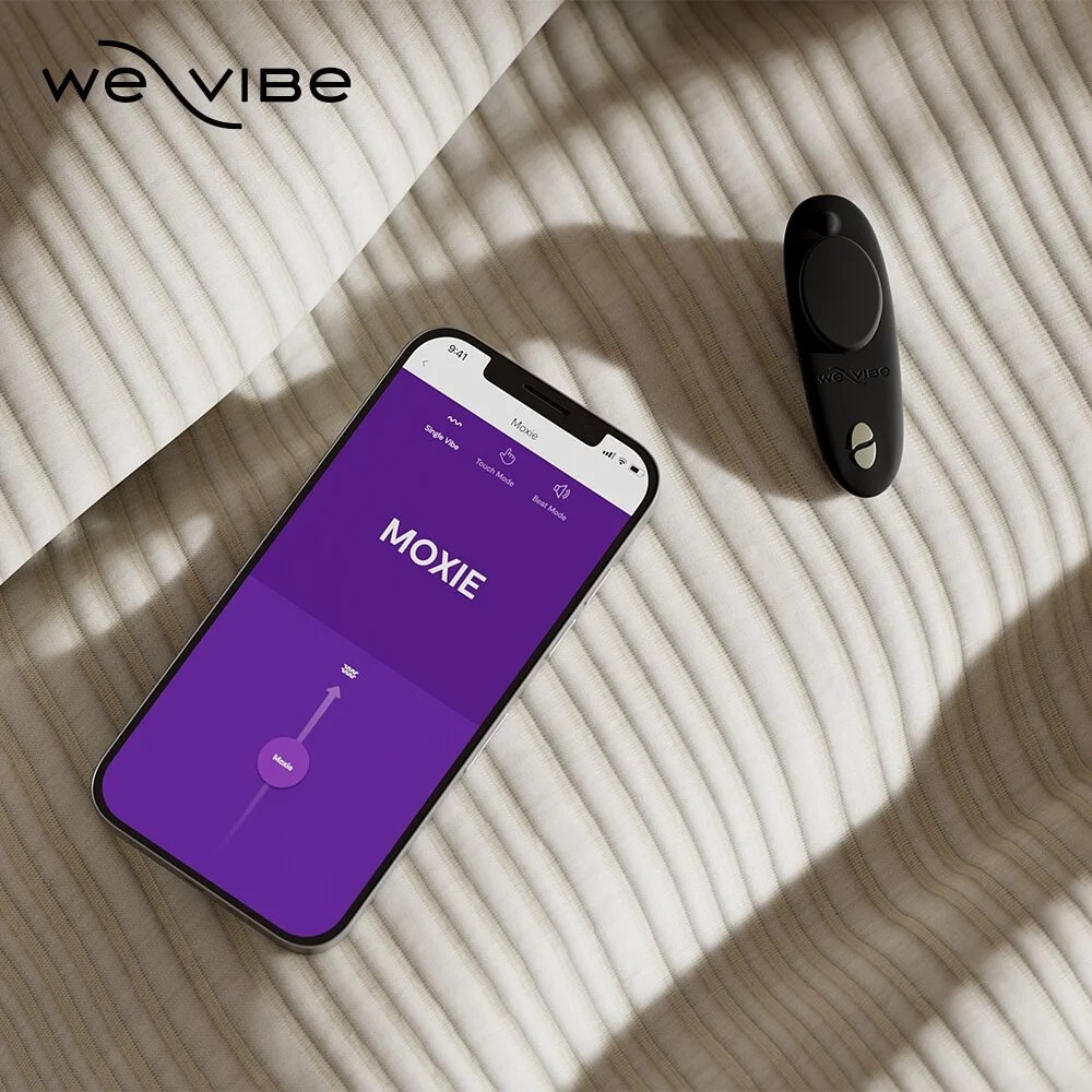 加拿大 We-Vibe Moxie+ APP遠端遙控 佩戴式陰蒂震動器 黑