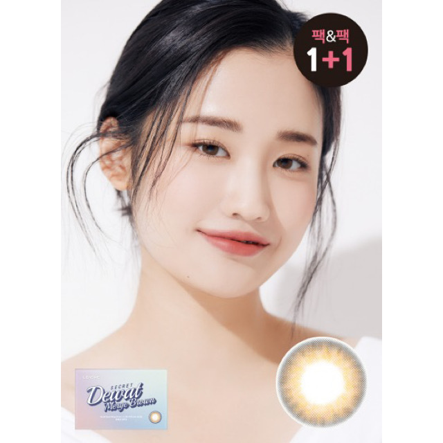 「1+1｣LENSME Secret Dewat #Merge Brown 1month/ 2p