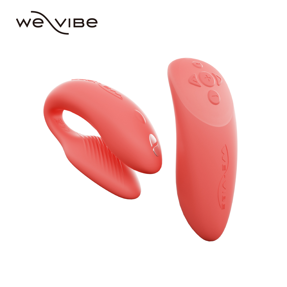 加拿大 We-Vibe Chorus APP遠端遙控 雙人共震器 珊瑚粉