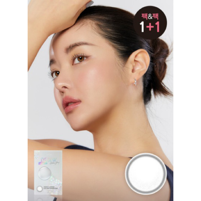 「1+1｣ LENSME Eyedew #Hidden Gray 1month/ 2p