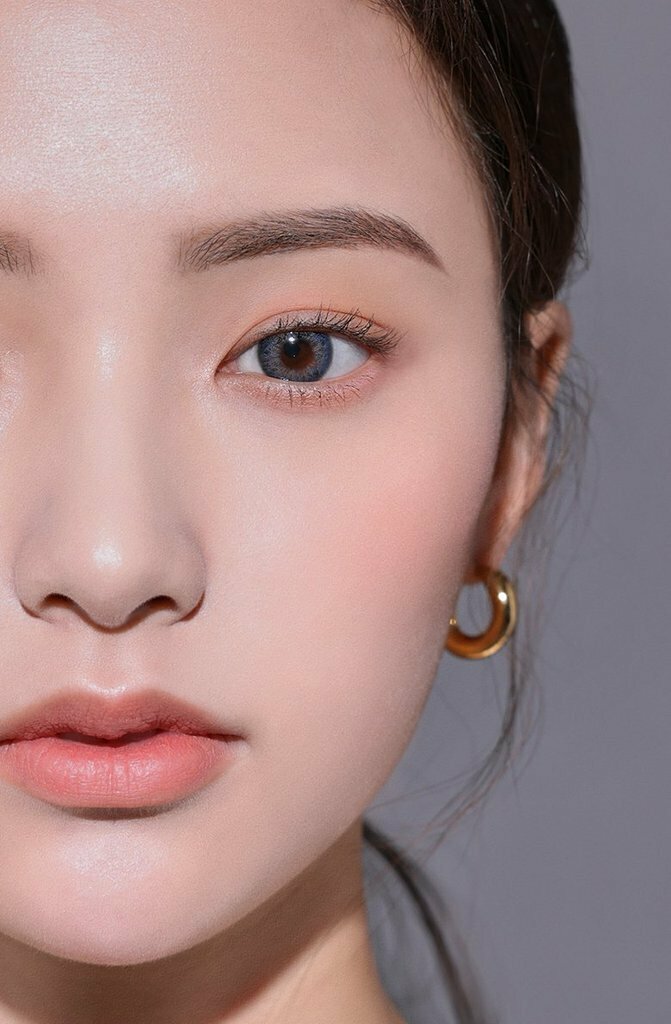 [預訂月拋] Hapa Kristin 1 Month Over Sentimental Kristin Blue 藍色 每月拋棄彩妝隱形眼鏡｜每盒2片