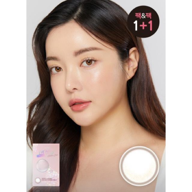 「1+1｣LENSME Eyedew #Hidden Choco 1month/ 2p