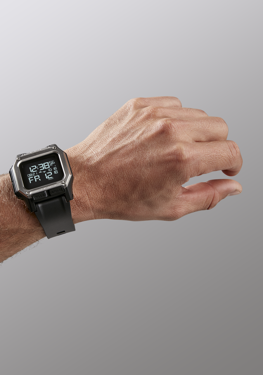 萬年鐘錶 - NIXON 尼克森 衝浪 regulus 電子錶  A1180-180  錶徑46MM