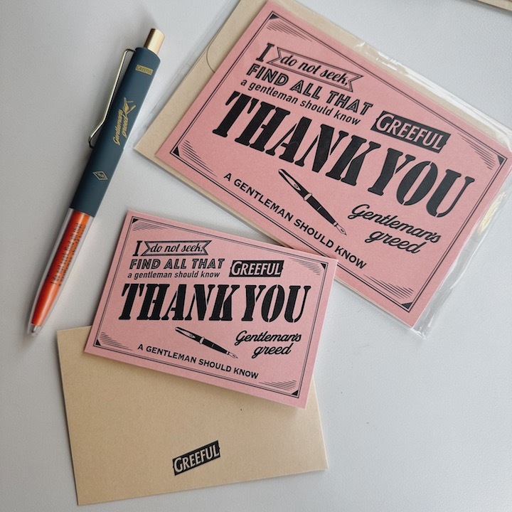Greeful 美式復古風 賀卡 感謝卡