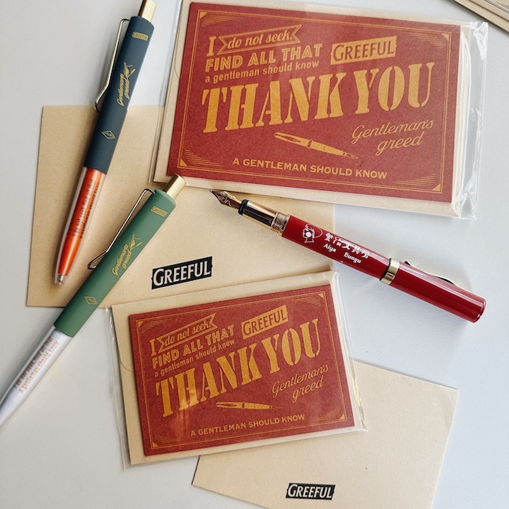 Greeful 美式復古風 賀卡 感謝卡