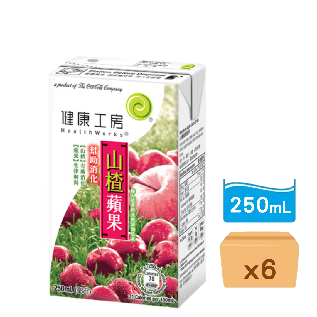 健康工房-山楂蘋果 250ml x 6包