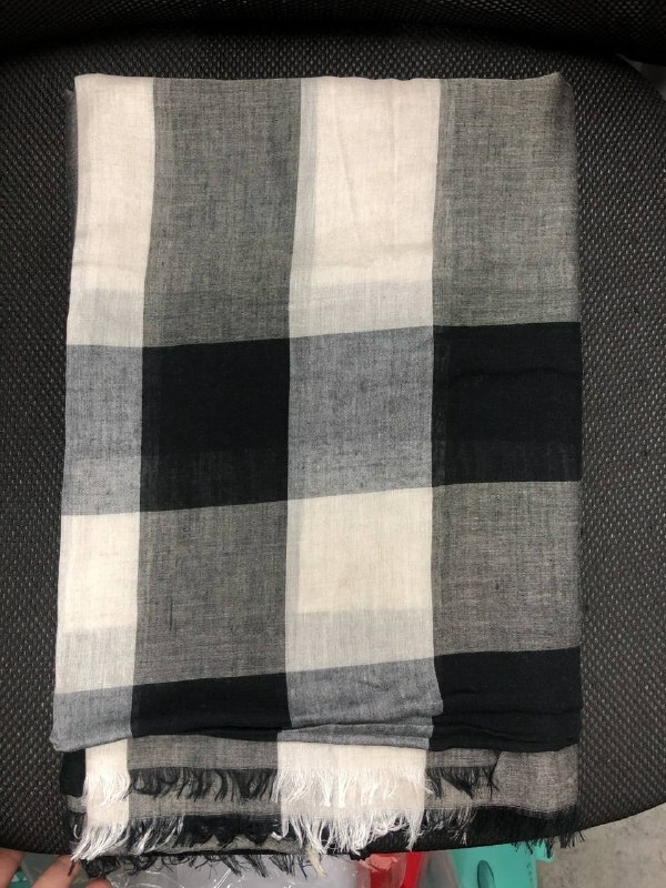 [S] BURBERRY CHECK MODAL AND WOOL SQUARE SCARF,DARK TRENCH, 40504791 (SB35)