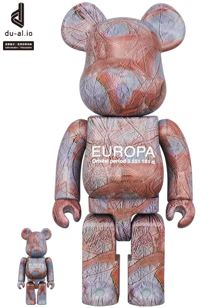 Bearbrick 400% 100% EUROPA