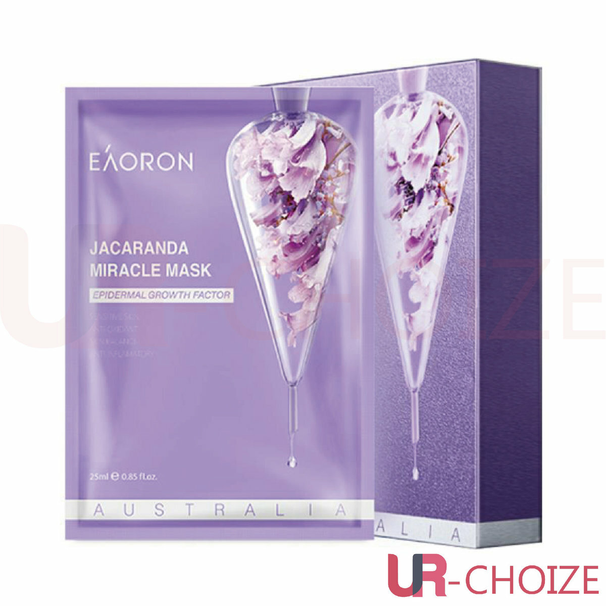 Eaoron - 藍花楹面膜（紫色）25g/5片/盒 (香港代理原裝行貨)