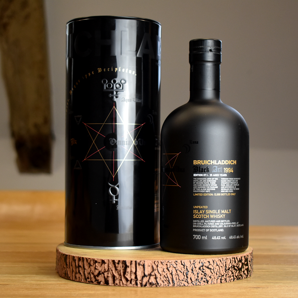 Bruichladdich Black Art 07.1 Edition 25 Year Old Unpeated Single Malt Scotch Whisky