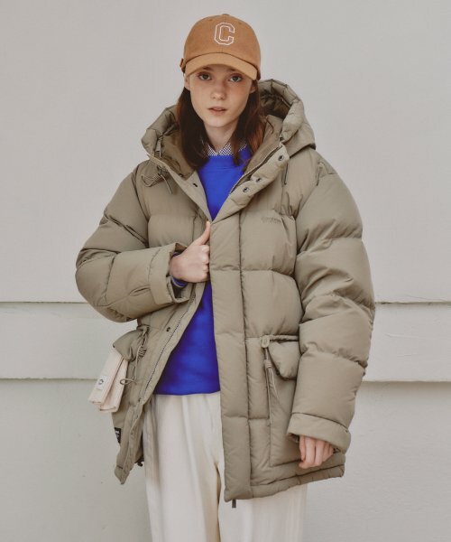 韓國代購 COVERNAT 保暖 短款加厚 羽絨外套 三色 米/卡其/黑 FEB-