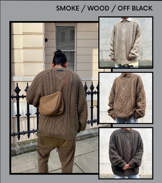 FOG Essentials 稀少款 質感針織毛衣 Cable Knit