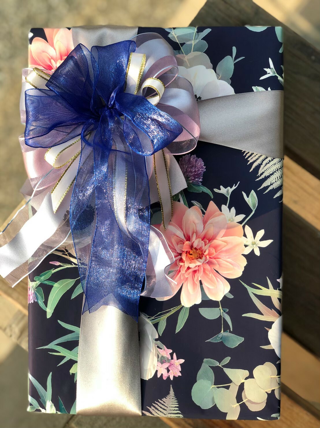 煙燻藍露易莎花 Louisa/瑞士包裝紙