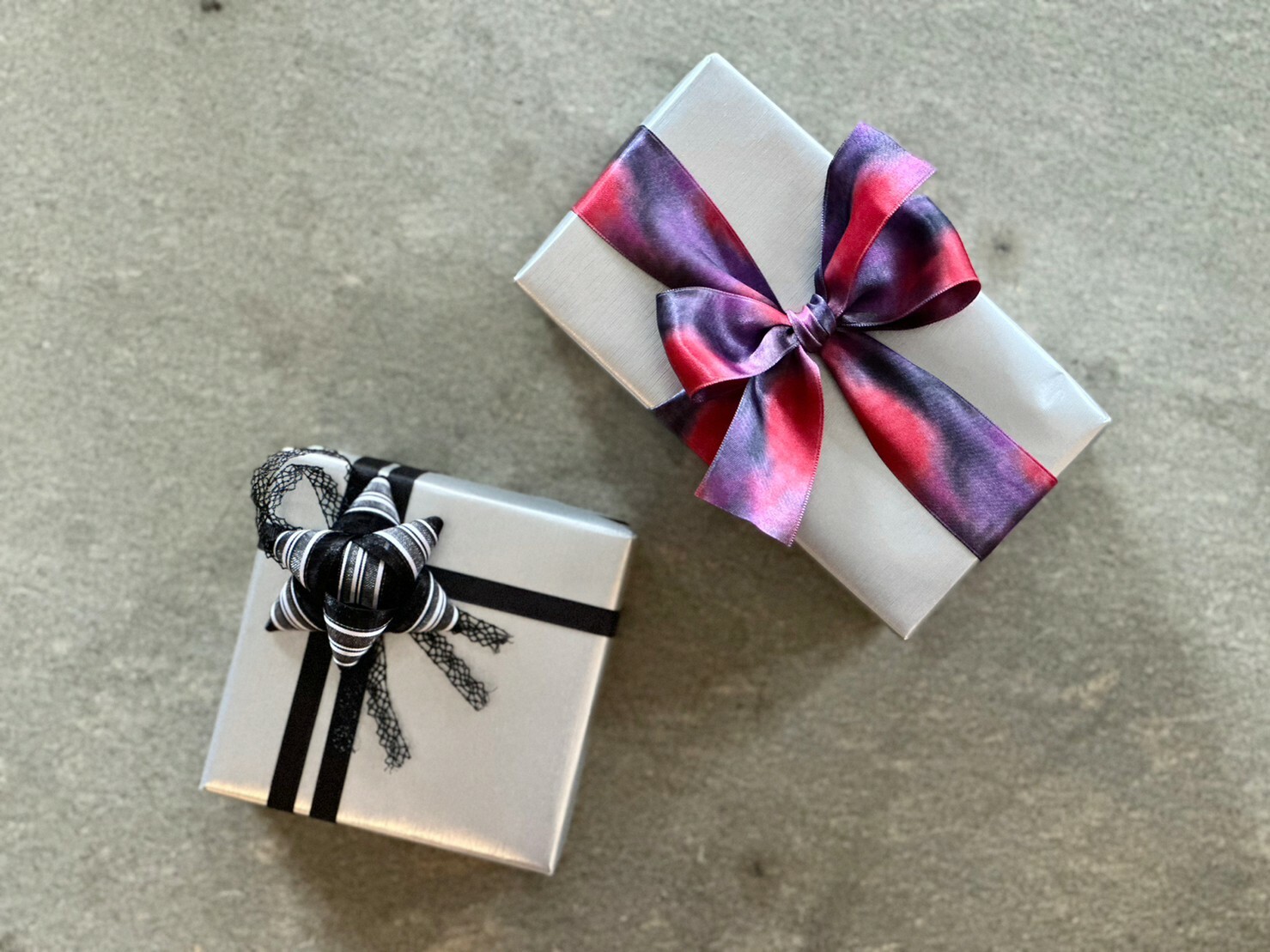 霧銀刷紋/瑞士Stewo包裝紙