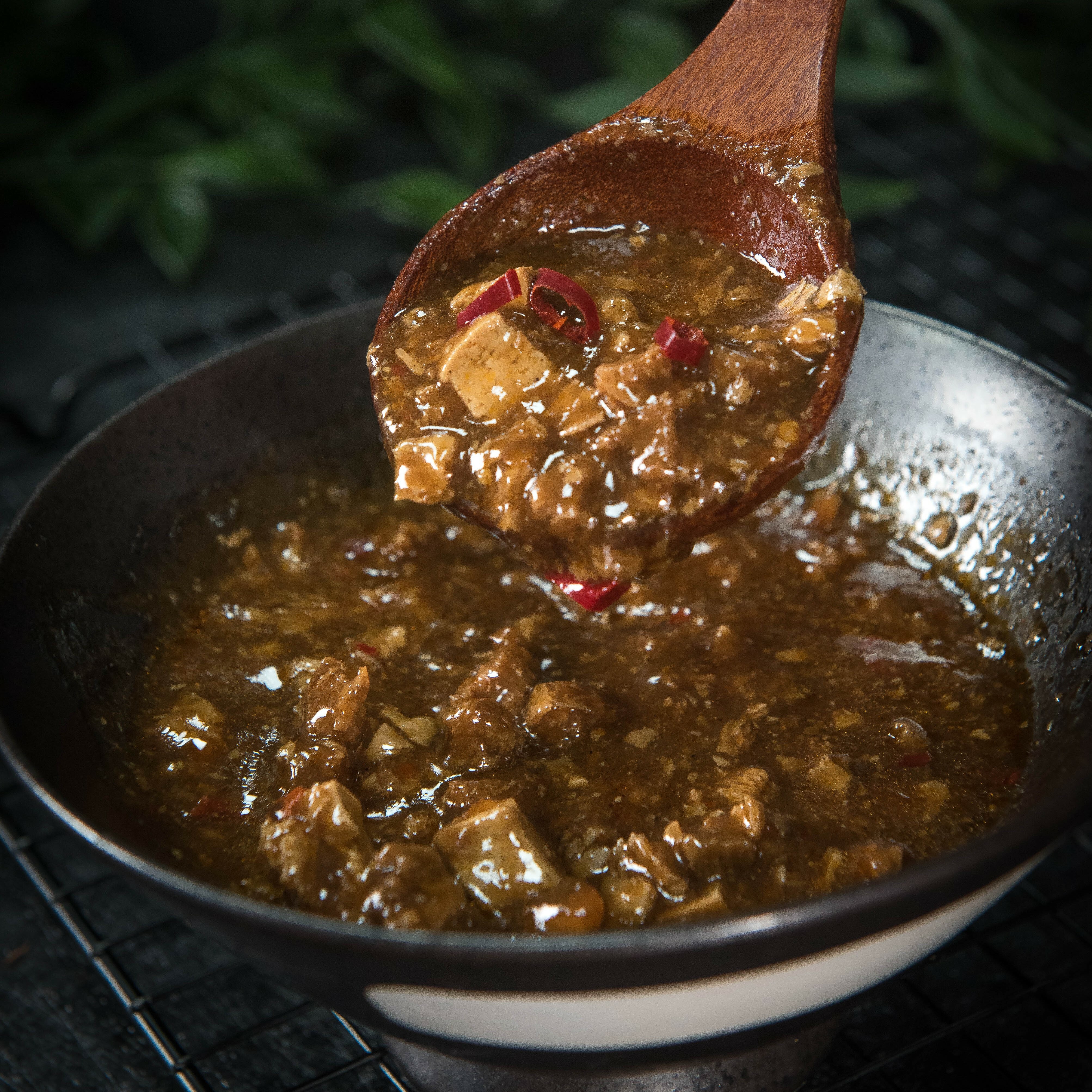 椒香素肉燥/香椿素肉燥｜獲得2020年台灣滷肉飯節 十大特色滷肉飯