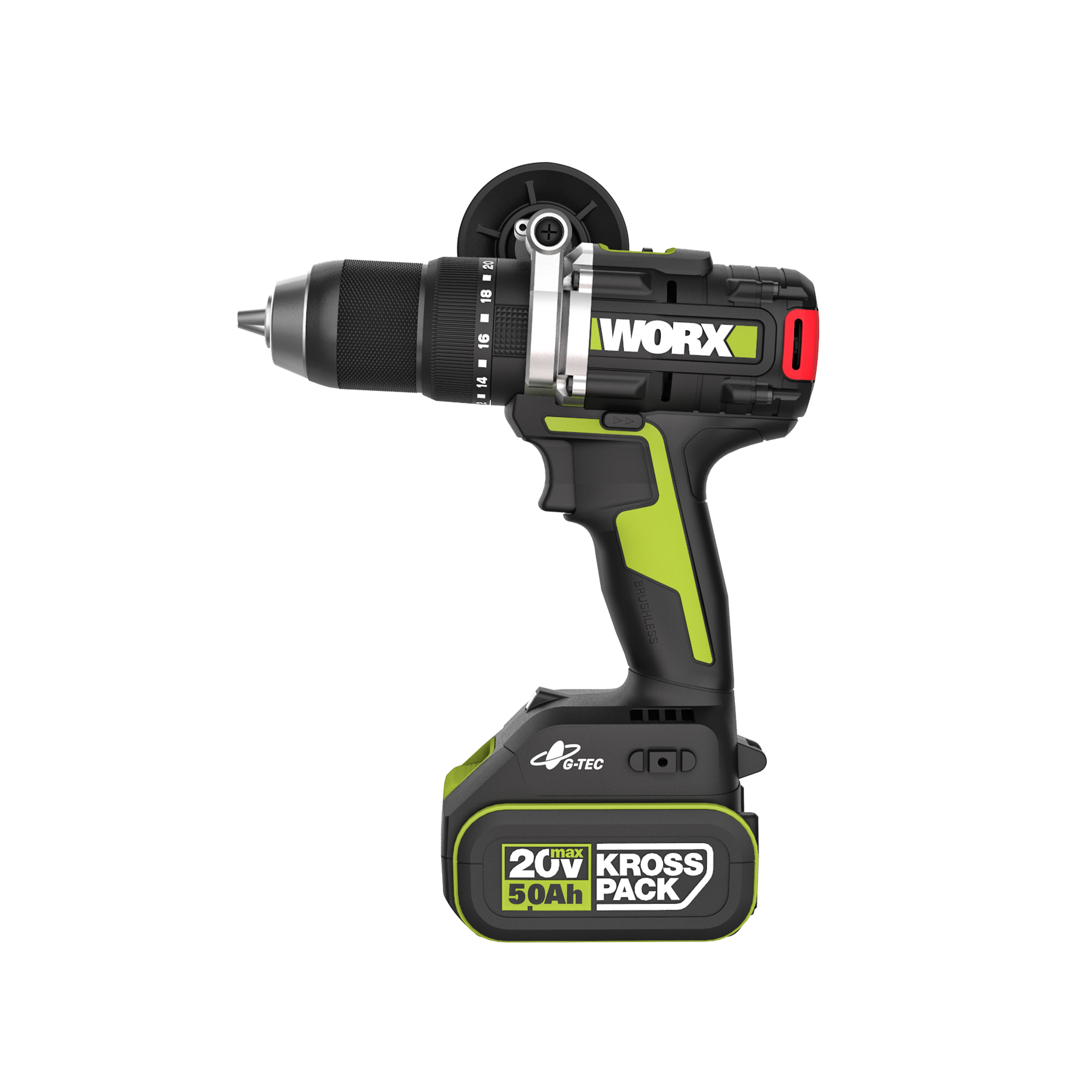 WORX WU377 20V 150Nm 無刷鋰電衝擊鑽