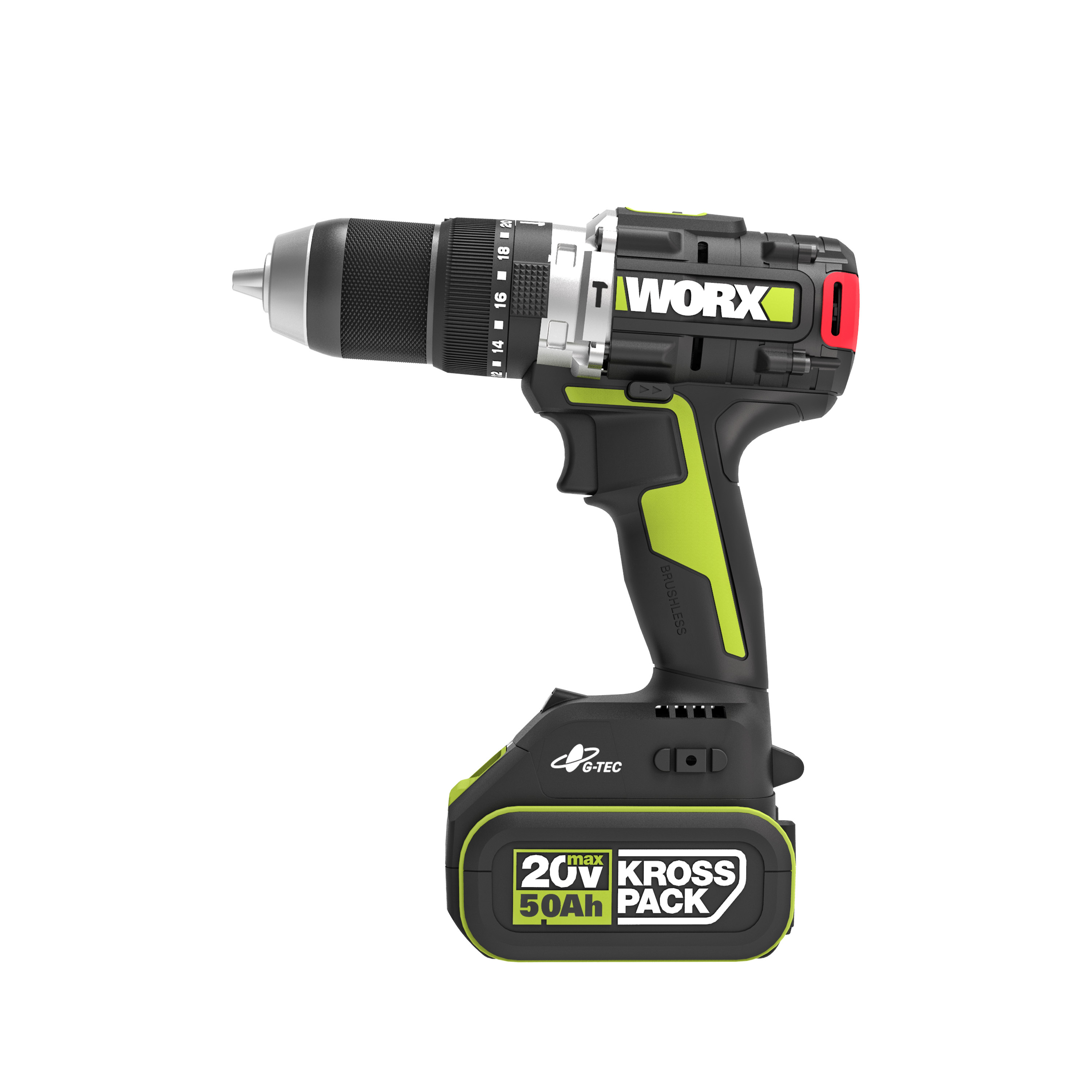 WORX WU377 20V 150Nm 無刷鋰電衝擊鑽