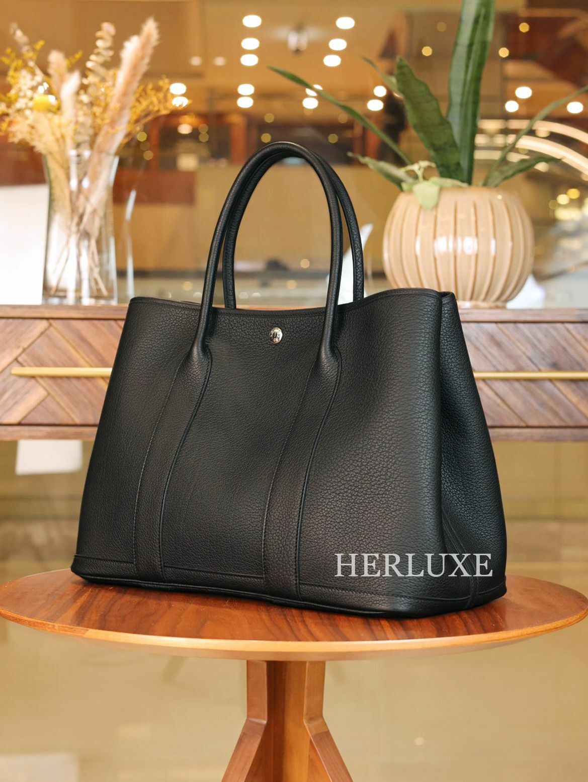 Garden party 36 89 noir leather W