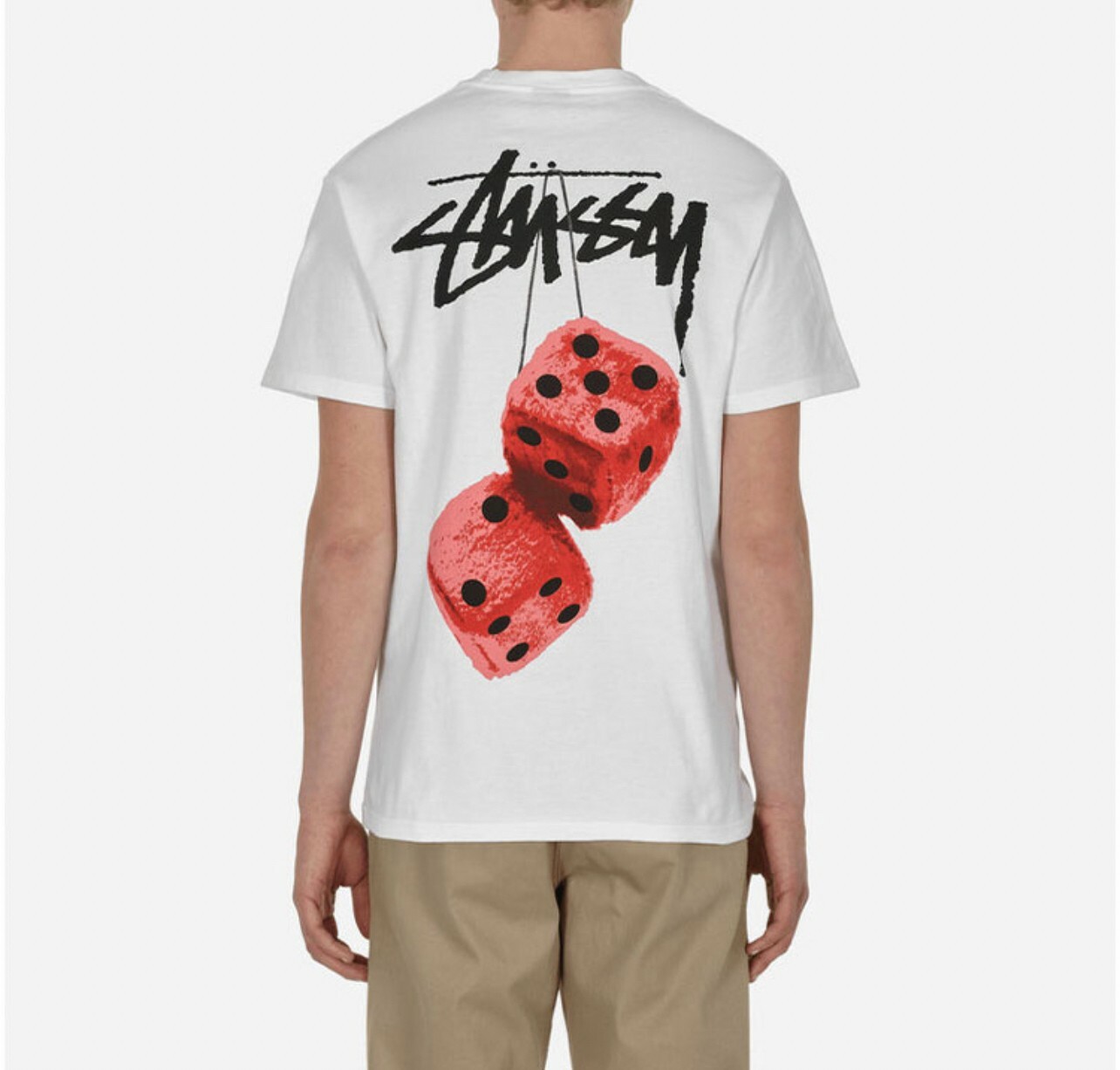 代購 Stussy ss22 Fuzzy Dice Tee 骰子圖案 印花 圓領短T 男女同款 FEB-