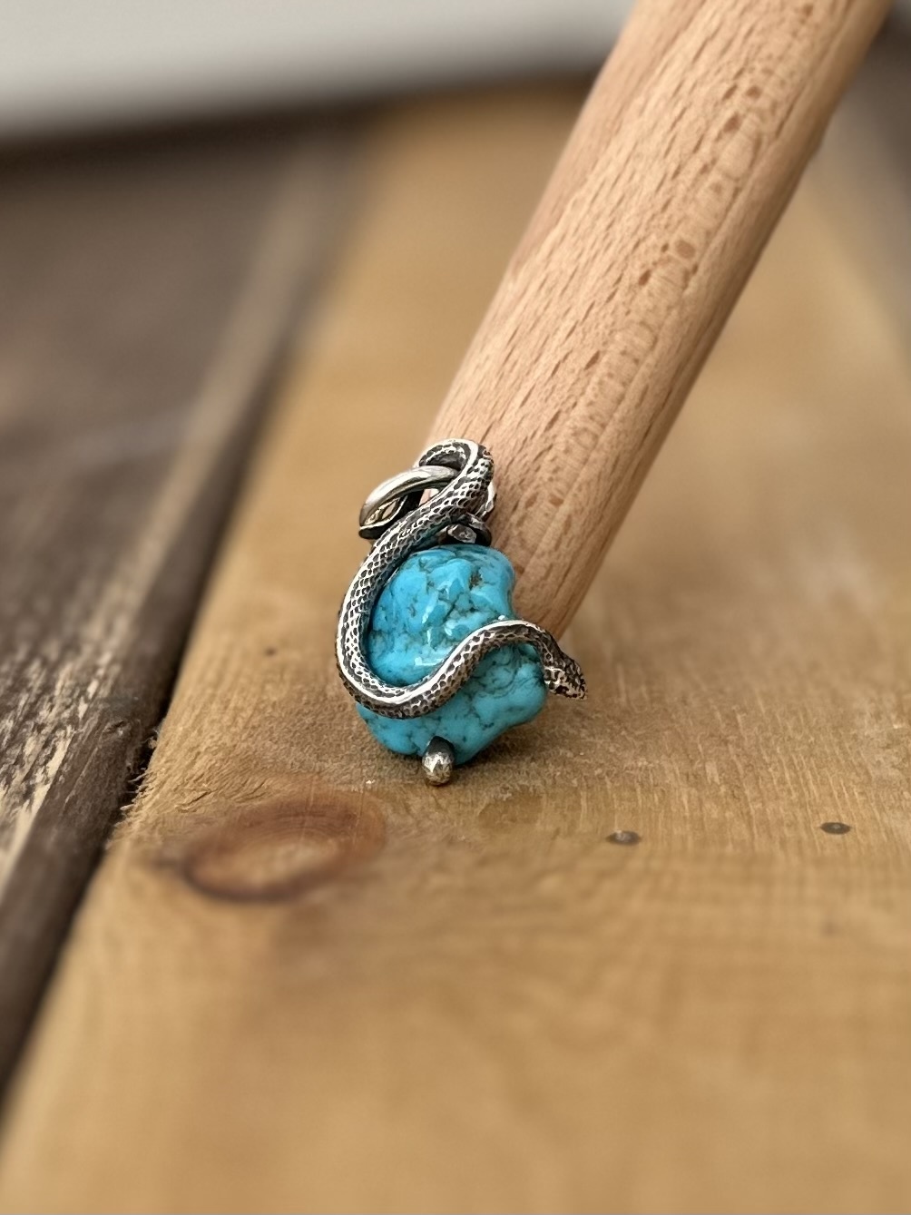 FateCo Se-1128 松石蛇吊墜