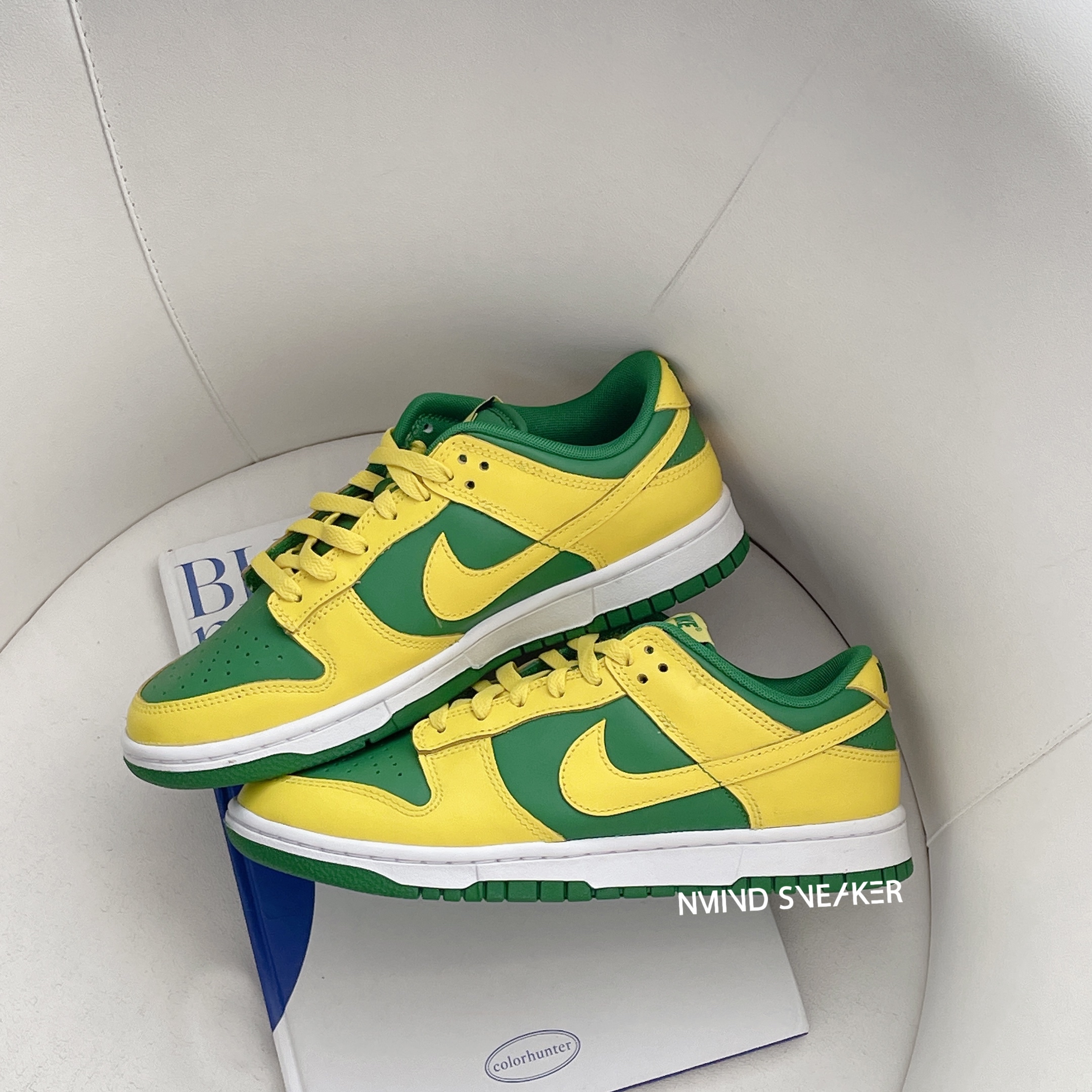 <零碼0418>27cm-Nike Dunk Low Reverse Brazil 反轉巴西黃綠
