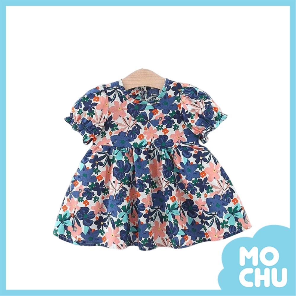 繽紛大花簍空小洋裝(兩色)