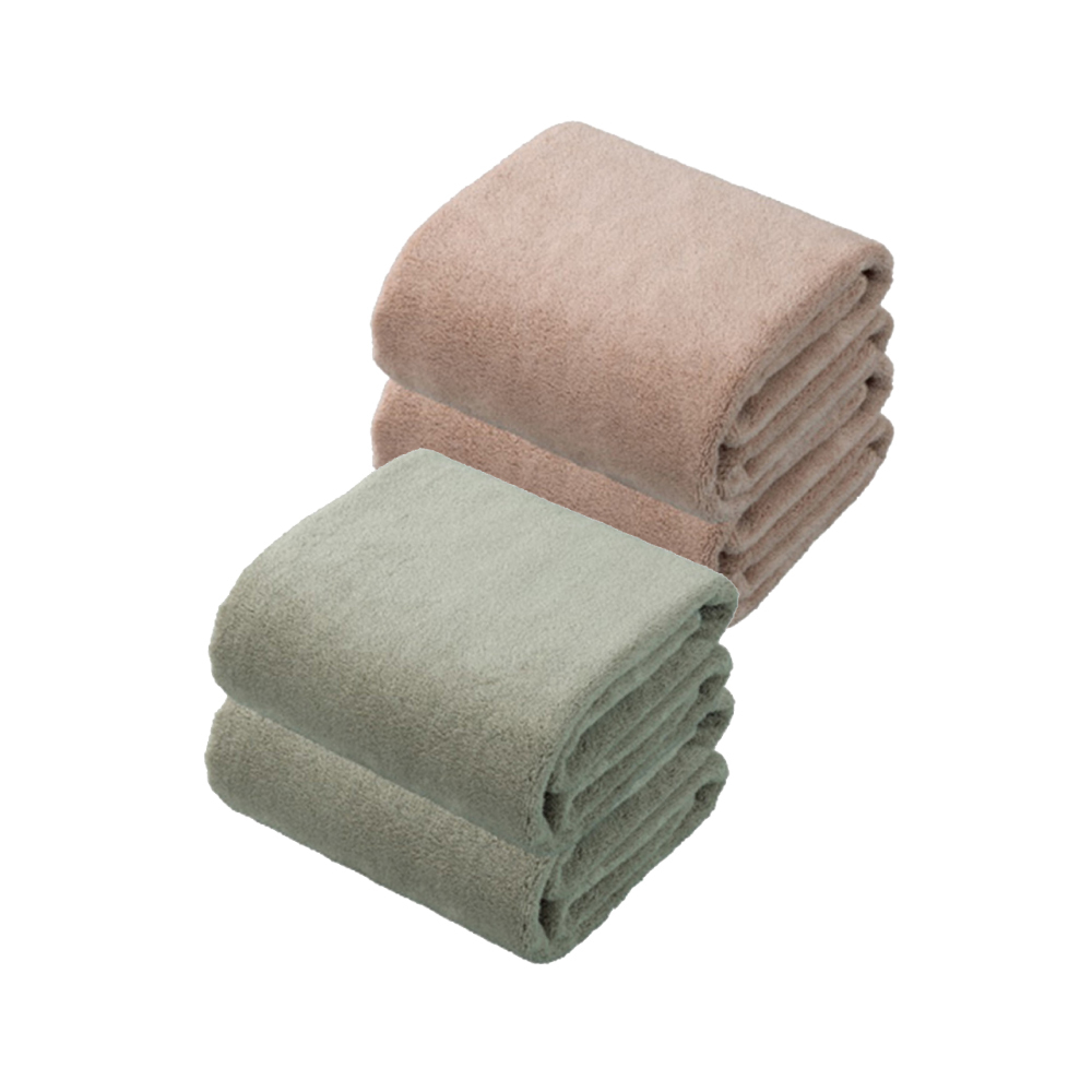 CB JAPAN 極柔系列超細纖維擦頭巾-(2入組)