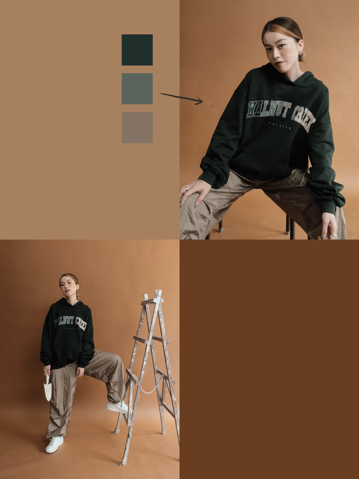 013 WALNUT CREEK ROOTED HOODIE