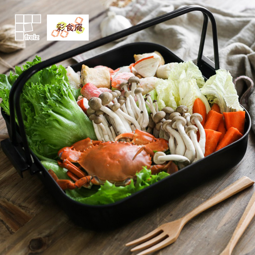 【日本和平】切油烤肉壽喜燒方型鐵鍋/家庭號/SM-8557