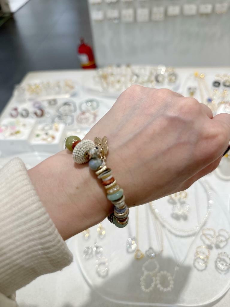 ED05 天然石橡筋手鏈