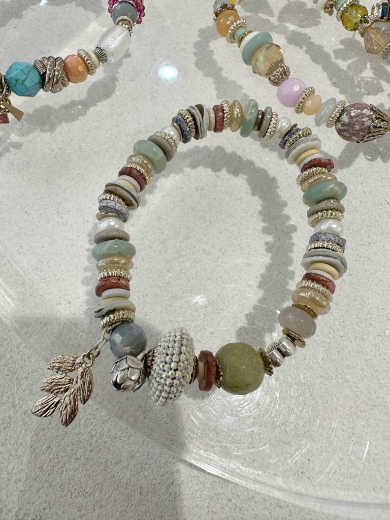 ED05 天然石橡筋手鏈