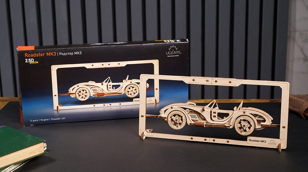 ter   Родстер МКЗ71 parts  No glue  Plywood  RoadsUGEARSRoadster MK3