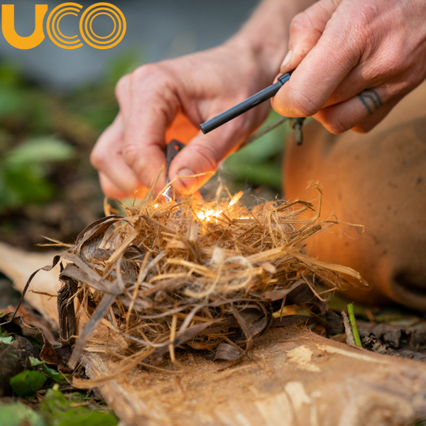 【UCO 美國】(細款) SURVIVAL FIRESTRIKER 生存者打火棒 / 起火棒 / 生火棒 / 打火石 / 求生起火 /鎂棒 MT-FS-SVKIT D-3-3