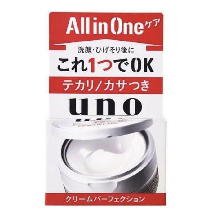 UNO 男士專用5合1清爽控油保濕完美面霜90g (紅)