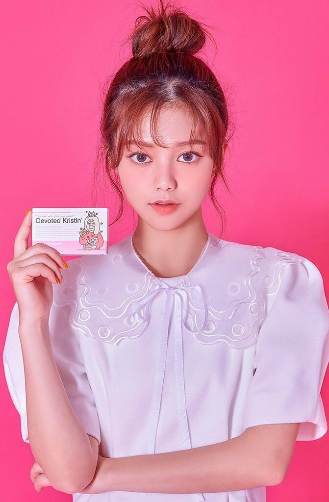 [預訂月拋] Hapa Kristin 1 Month Devoted Kristin Green 綠色 每月拋棄彩妝隱形眼鏡｜每盒2片